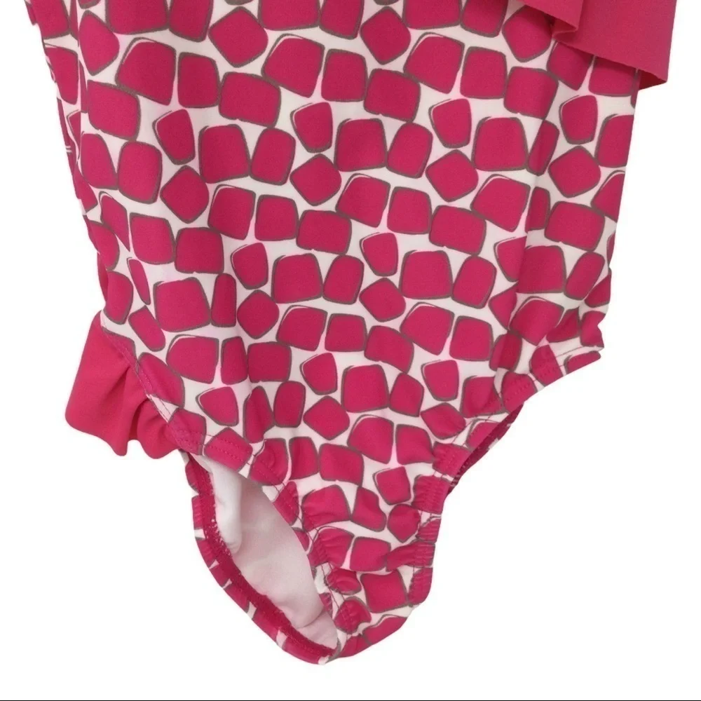Children’s Place Hawaiian ruffle bottom swimsuit